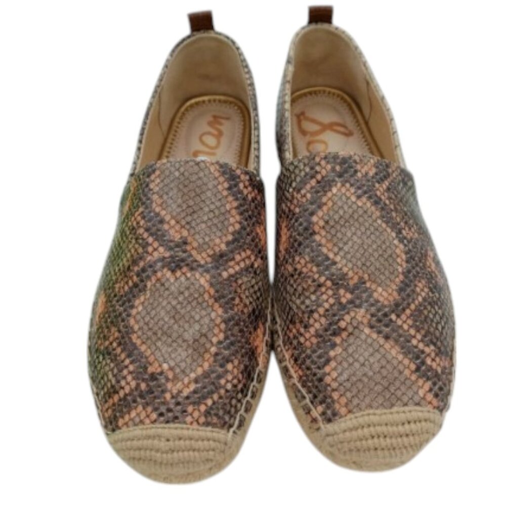 Sam Edelman Khloe Peach Slip-on Espadrilles Women's Size 7.5 W